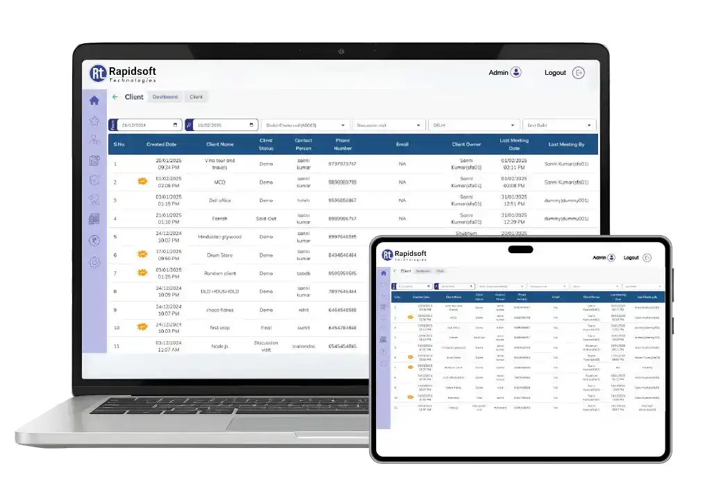 sfa lead client management